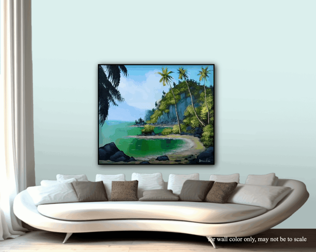 Paradise Island | Landscape Painting | Easy for Beginners | Acrylics