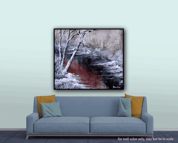 FROZEN RIVER, WINTER FOREST - Image 3