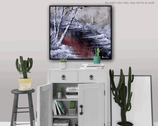 FROZEN RIVER, WINTER FOREST - Image 4