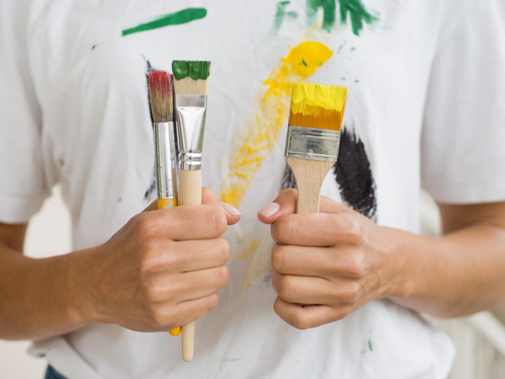 3 Reasons to Use Multiple Similar Shape Paintbrushes When Creating Your Acrylic Landscape Painting