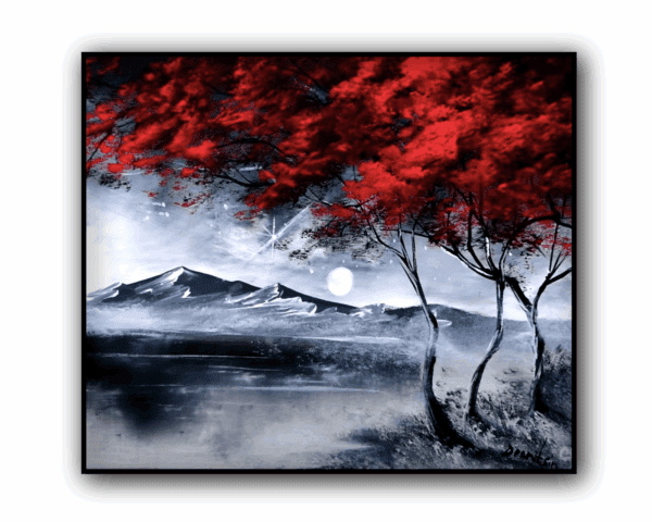 WHISPERS OF THE DISTANT PEAKS red tree mountain