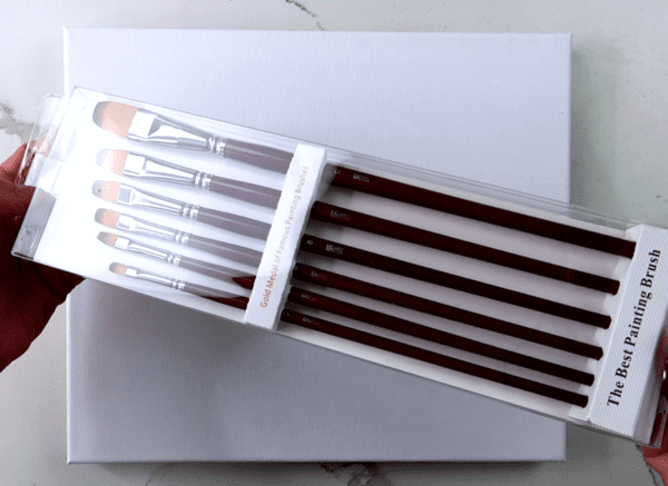 6 FILBERT BRUSHES - Image 7