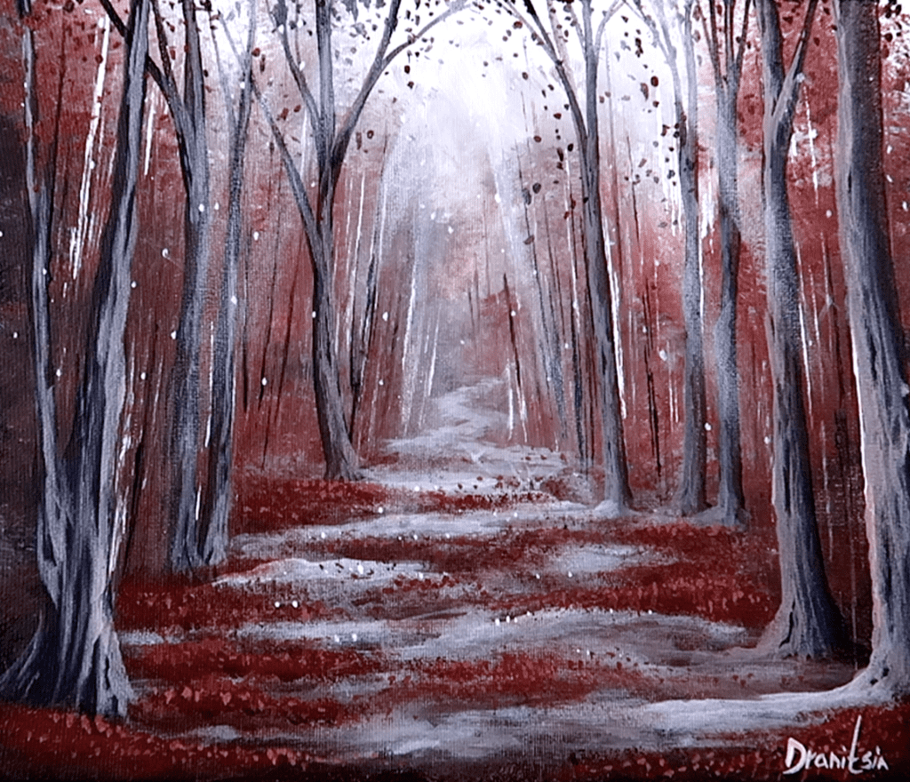 Late Autumn Path: Rusty Forest