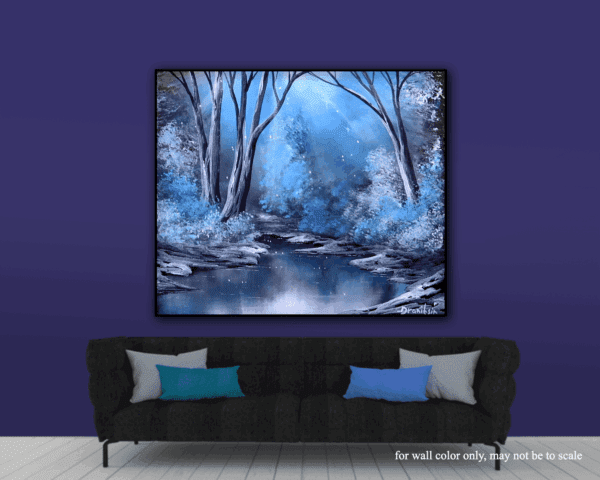 BLUE MISTY LANDSCAPE - Image 5