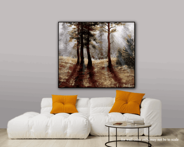 PINE TREES IN SUNLIGHT - Image 4