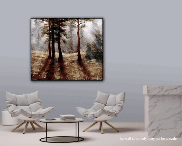 PINE TREES IN SUNLIGHT - Image 5