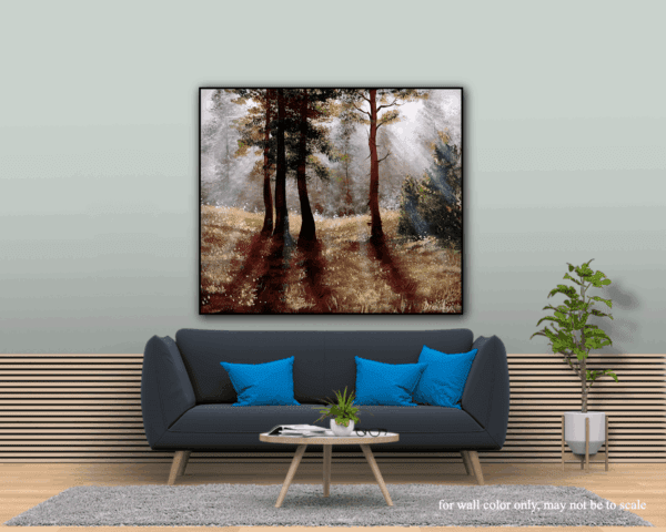 PINE TREES IN SUNLIGHT - Image 6