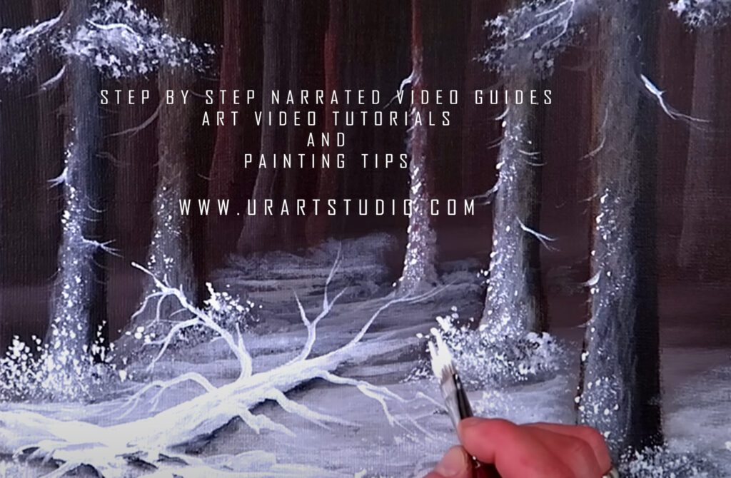 step by step painting instructions by urartstudio.com