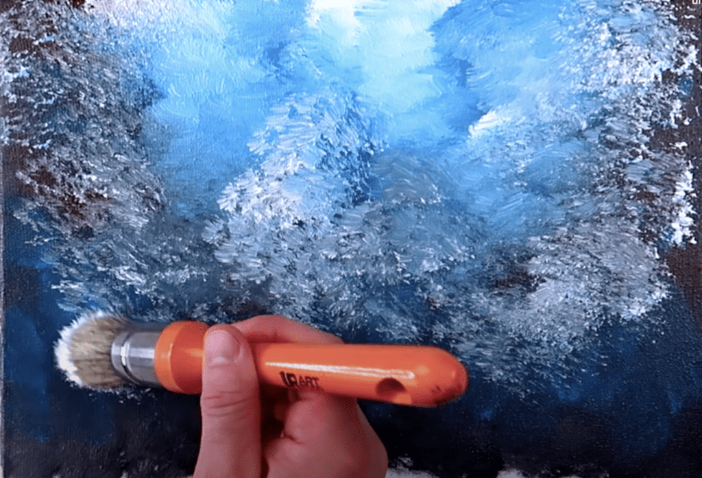 Tip of the Day: Elevate Your Acrylic Painting Technique with Captivating Brushwork!