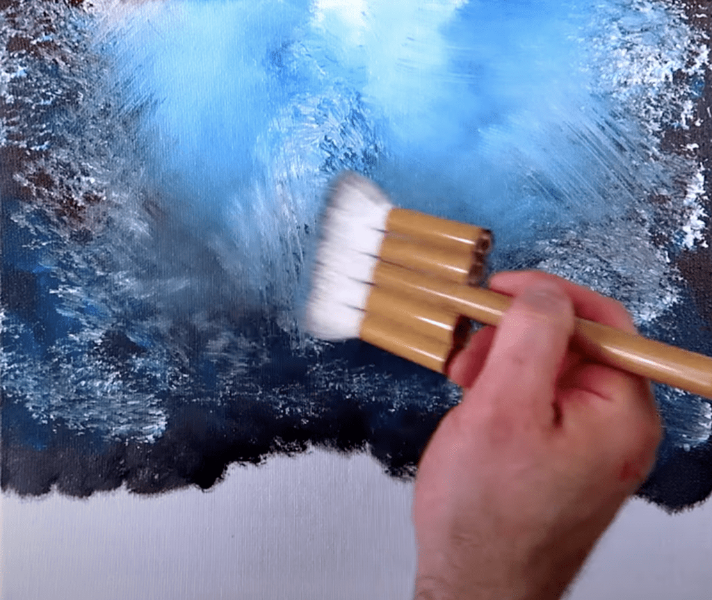 Dive into the Enchanting World of Acrylic Landscapes: Unleash Your Creative Spirit at UrArtStudio!Winter Dream Step by Step Painting Guide by urartstudio.com 2