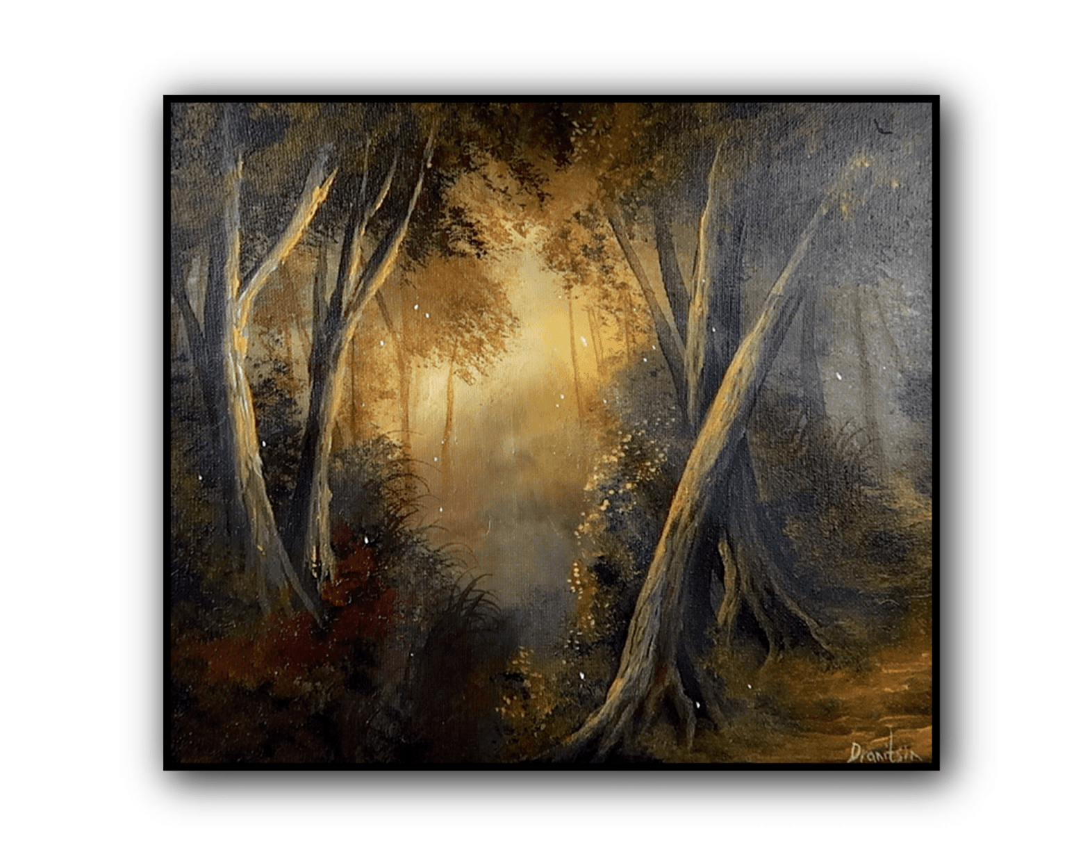 Exploring the Art of Working from Dark to Light in Acrylic Landscape ...