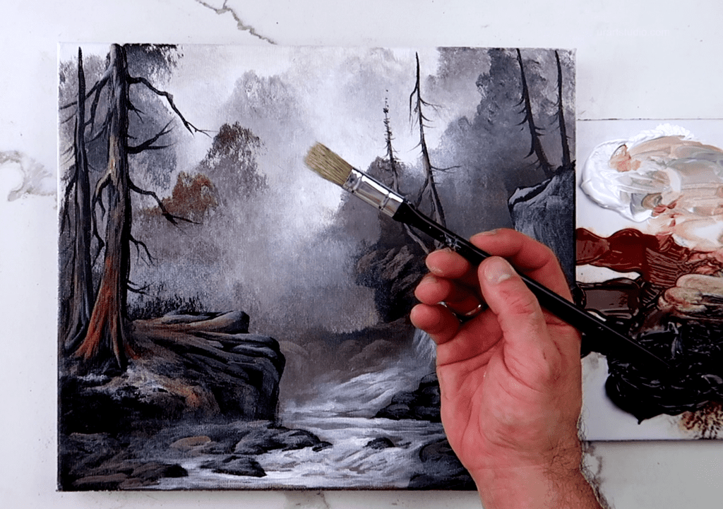 Unveiling Magic: Techniques for Creating Mystical Acrylic Landscapes