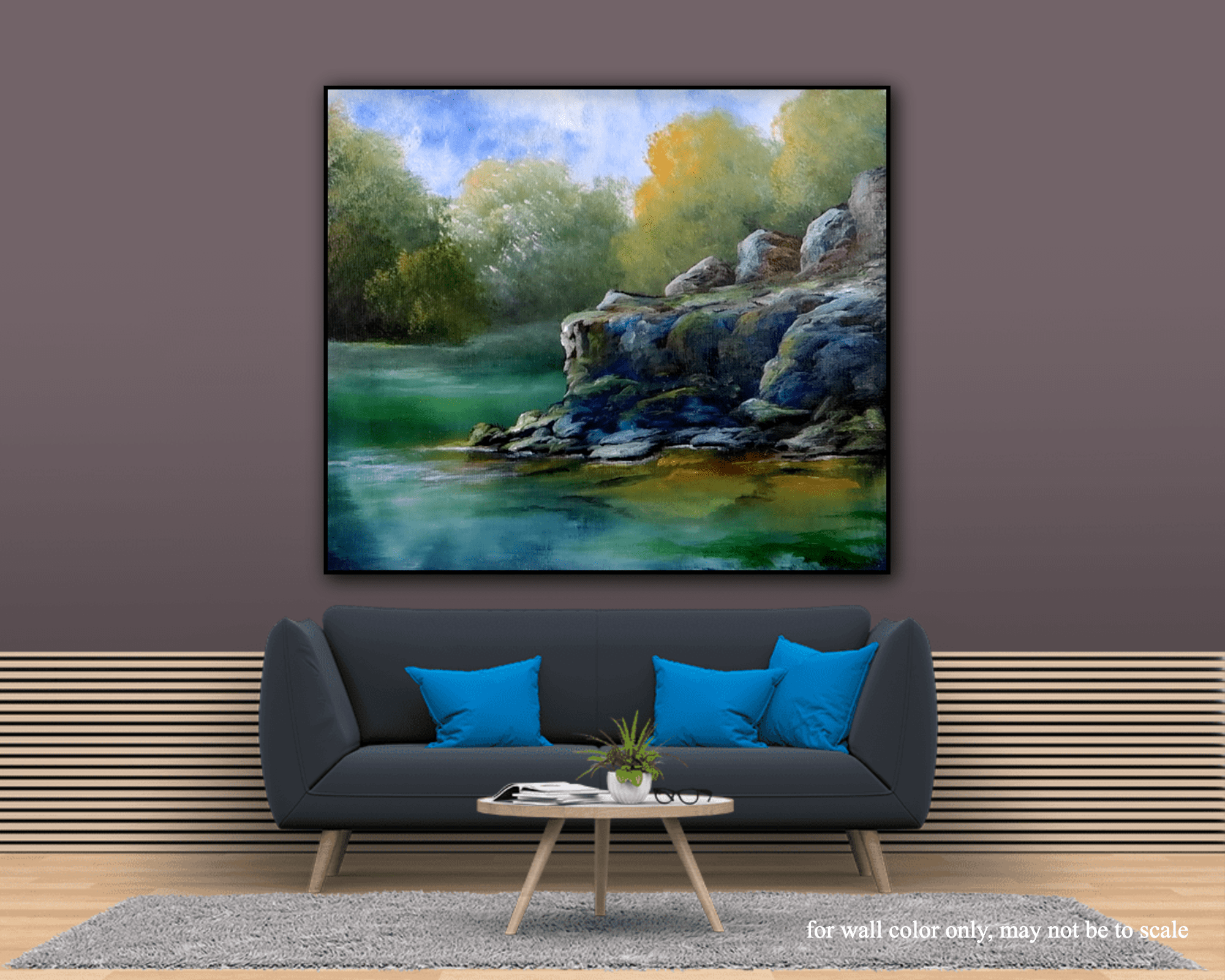 Rocky Cliff by the Ocean | Step by Step acrylic painting tutorial for ...