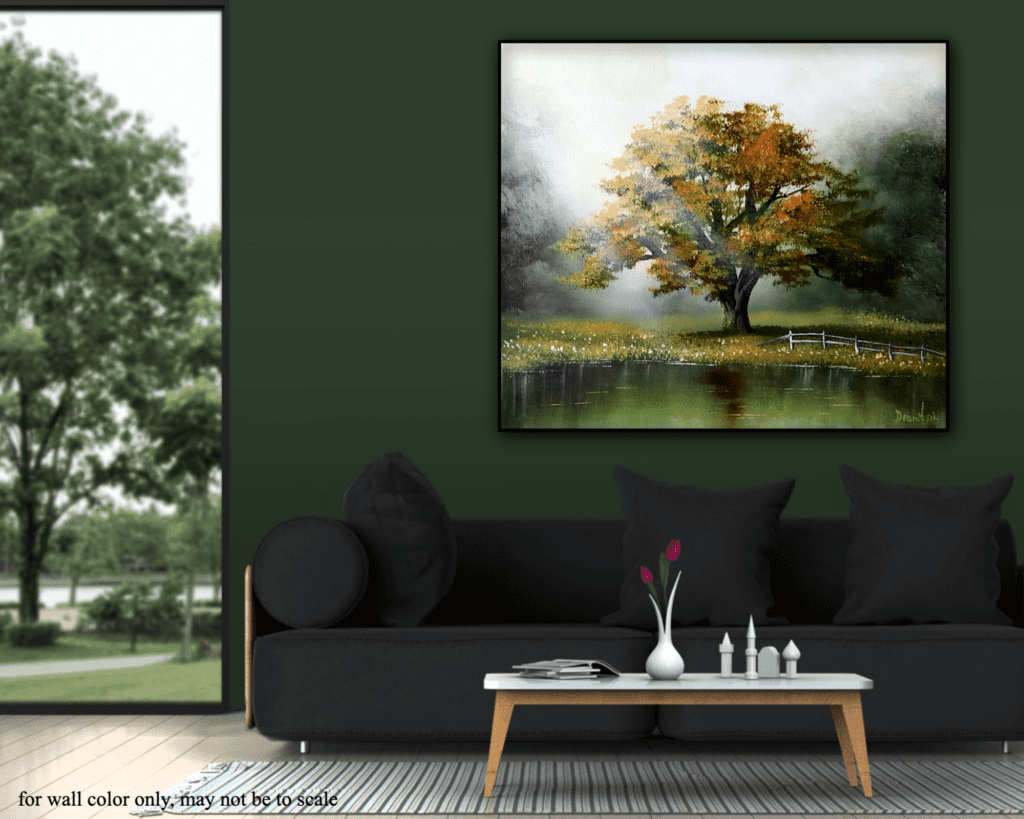 Oak Tree in Sunlight | Step-by-Step Acrylic Painting Tutorial for Beginners