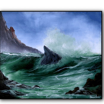 Ocean Swell: Step-by-Step Acrylic Painting Technique | Easy for Beginners