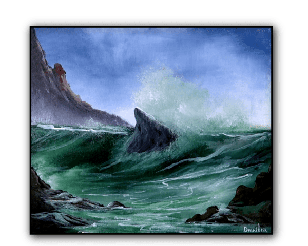 Ocean Swell: Step-by-Step Acrylic Painting Technique | Easy for Beginners