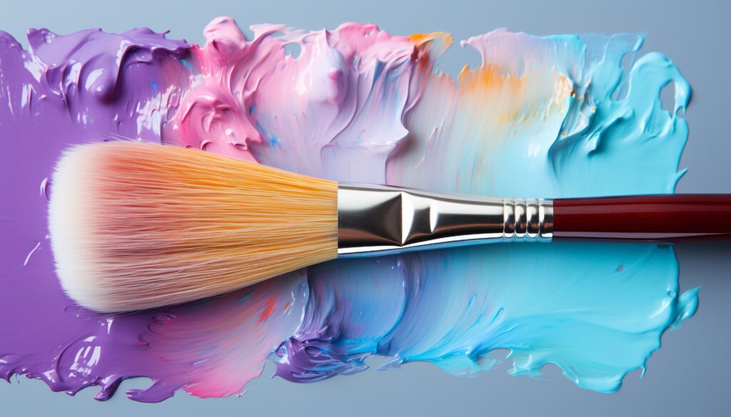 The Versatile Mop Brush: Techniques for Blending and Washing in Acrylic Painting