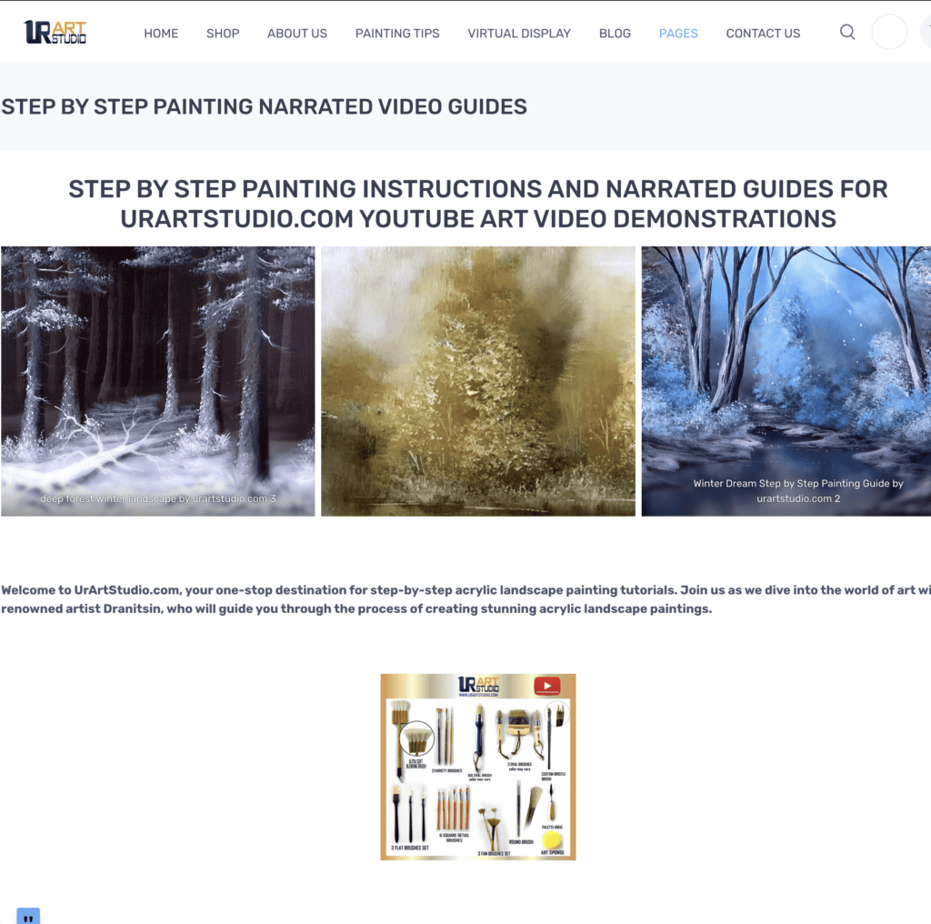 Step-by-Step Painting Instructions: Follow Along with UrArtStudio’s Art Videos