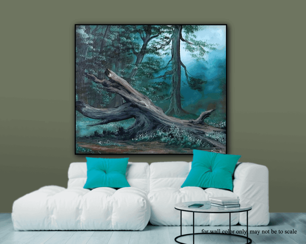 Mysterious Old Tree Under the Moonlight | Acrylic Painting Tutorial | Night Landscape Techniques