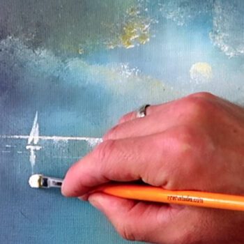 SAILING BY MOONLIGHT | STEP BY STEP PAINTING GUIDE