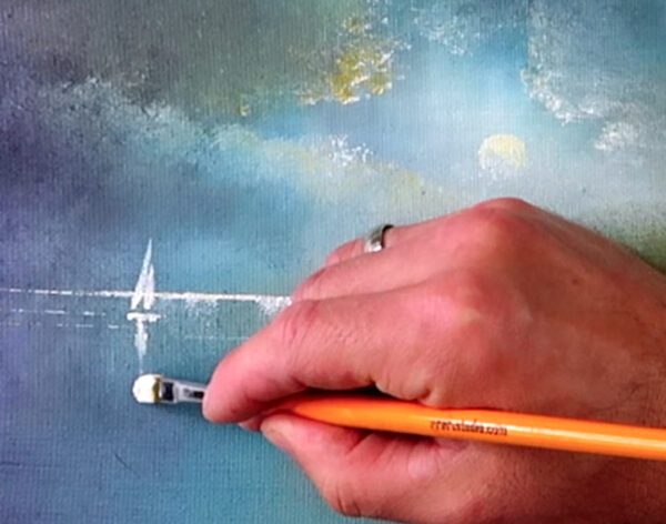SAILING BY MOONLIGHT | STEP BY STEP PAINTING GUIDE