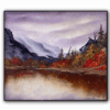 mountain autumn lake