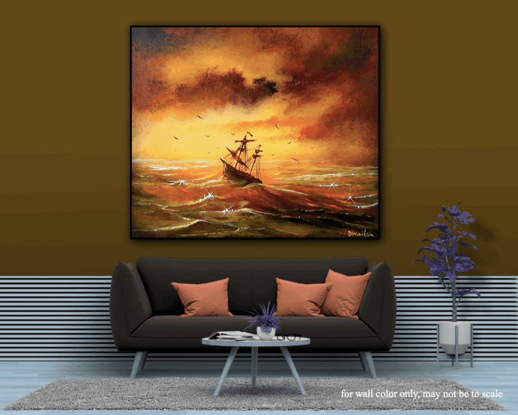 Our Virtual Room Exhibition allows you to present your paintings in a professional and visually captivating manner