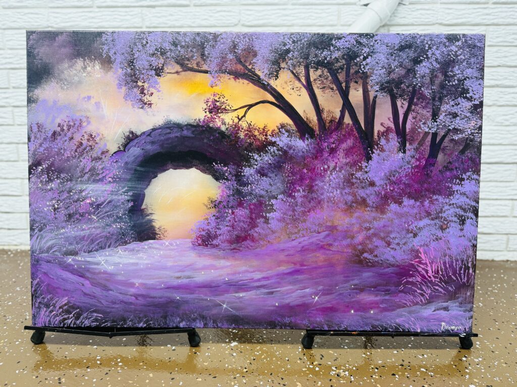 CUSTOM PAINTING DIAMOND PATH 24X36