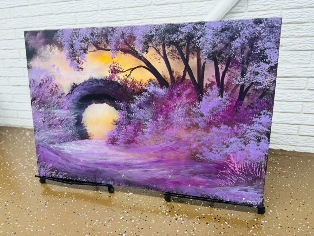 CUSTOM PAINTING DIAMOND PATH 24X36