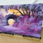 CUSTOM PAINTING DIAMOND PATH 24X36