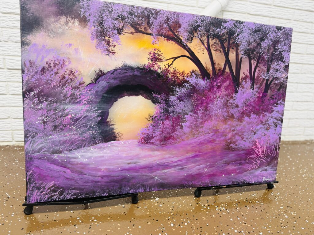 CUSTOM PAINTING DIAMOND PATH 24X36