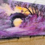 CUSTOM PAINTING DIAMOND PATH 24X36