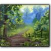 Peaceful Path & Distant Mountain | Landscape Painting Tutorial | Step by step Painting techniques