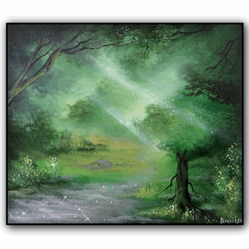 Ray of Light in a Dark Forest