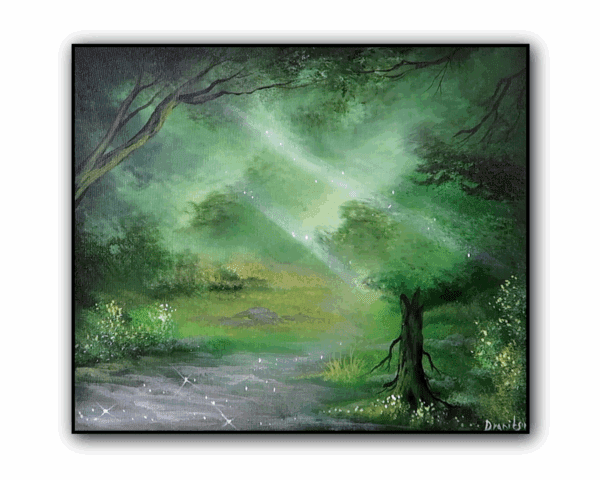 Ray of Light in a Dark Forest