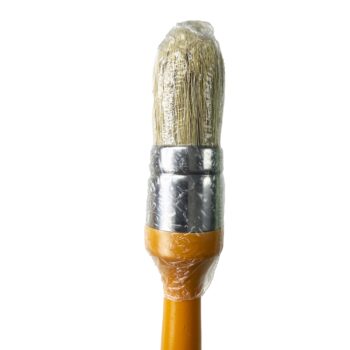 pointed oval brush orange