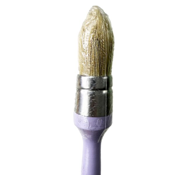 LAVENDER POINTED OVAL BRUSH