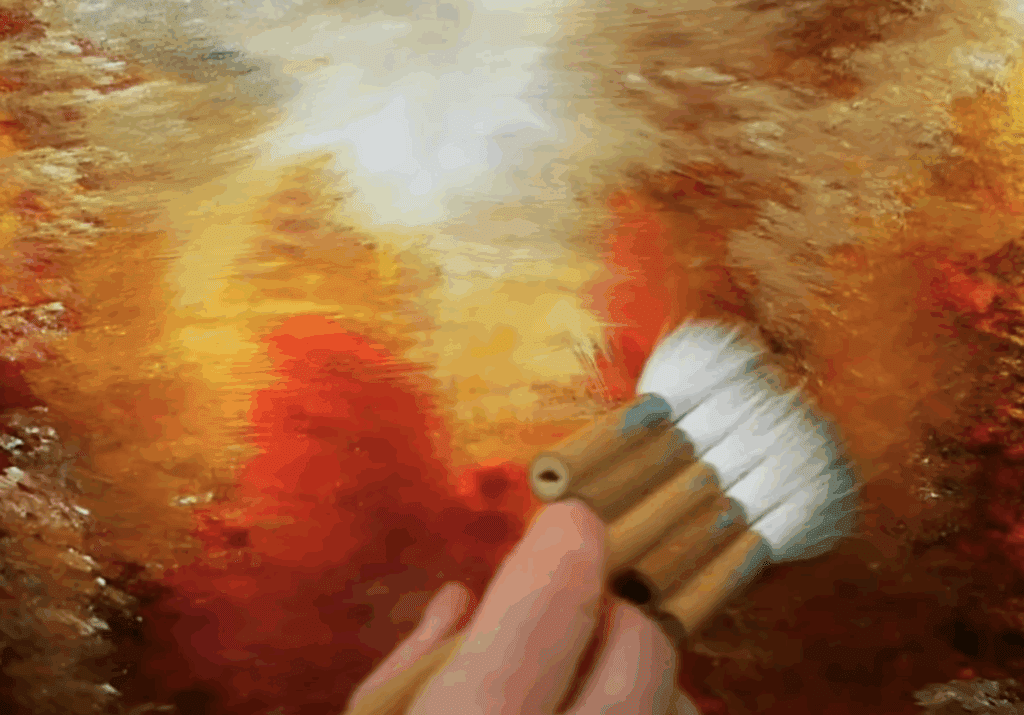 Autumn Path | Step-by-Step Landscape Painting | Oval Brush Technique | Acrylics