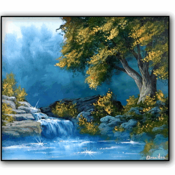 SPARKLING WATERFALL
