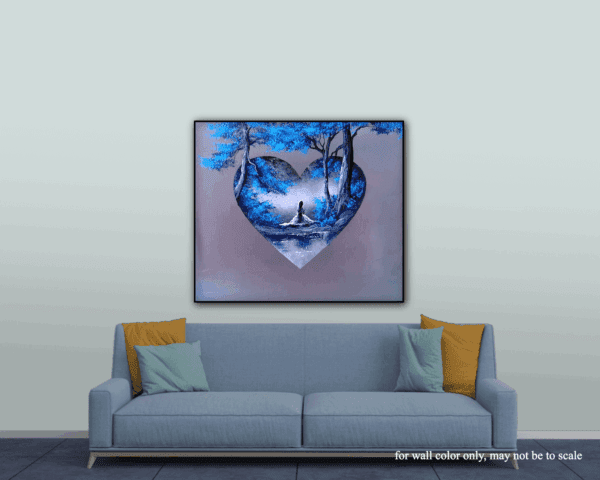 Heart Landscape Painting - Image 4