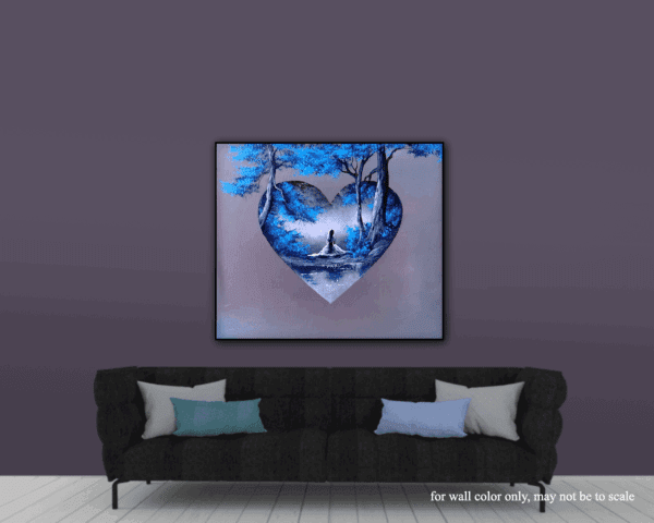 Heart Landscape Painting - Image 2