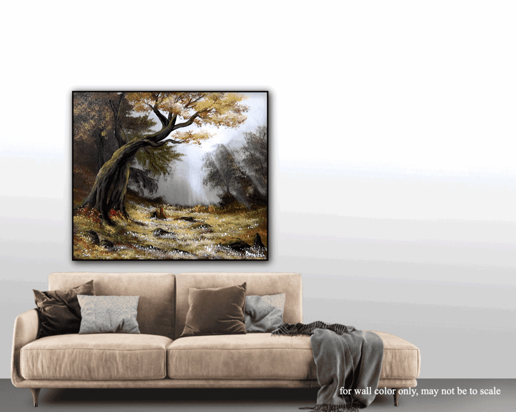 How to paint Forest Edge in Sunlight | Landscape Art | Oval Brush Technique | Acrylics