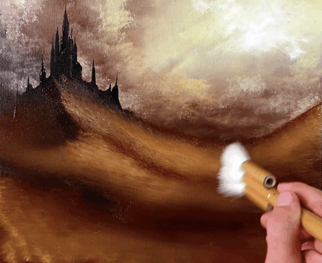 Castle in the Sand – step by step images