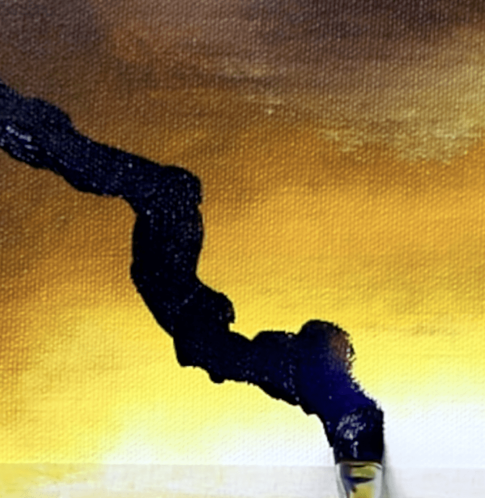 Step by Step Ocean Sunset Landscape Painting Techniques | Oval Brush Art | Acrylic Painting