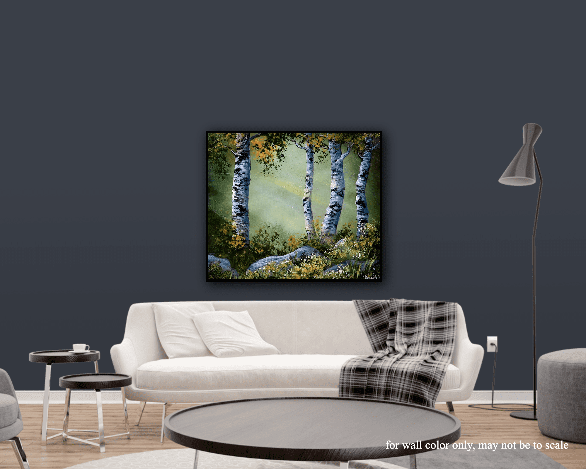 BIRCH TREES IN SUNLIGHT - Image 4