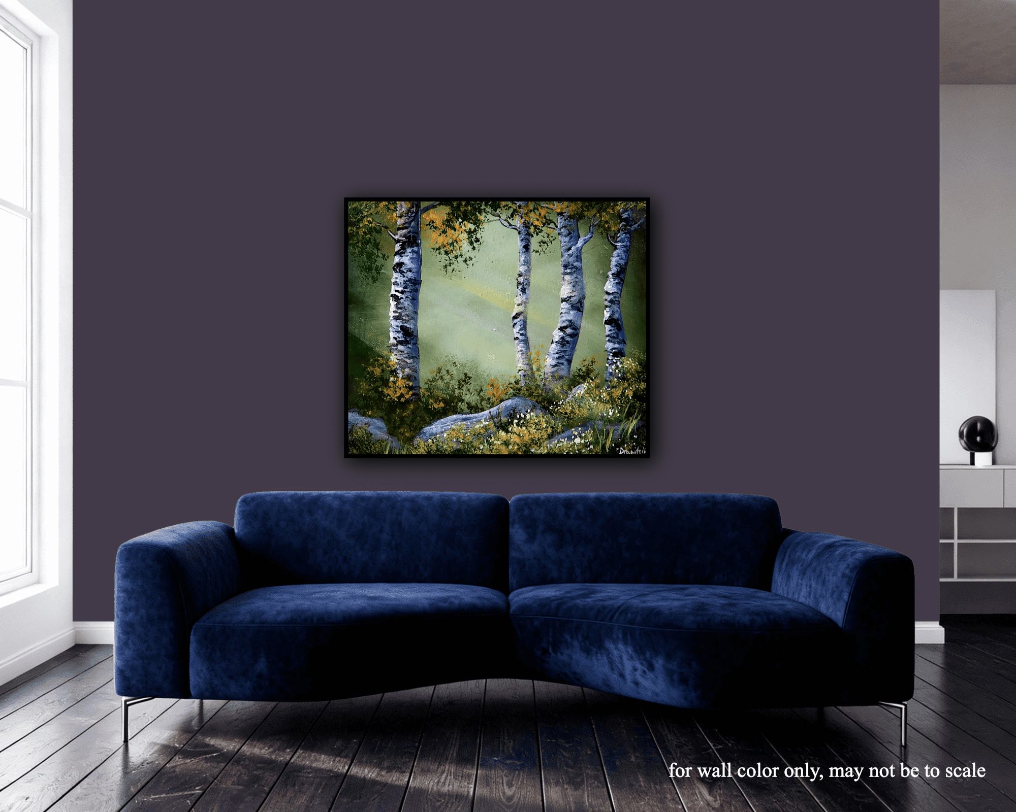 BIRCH TREES IN SUNLIGHT - Image 3