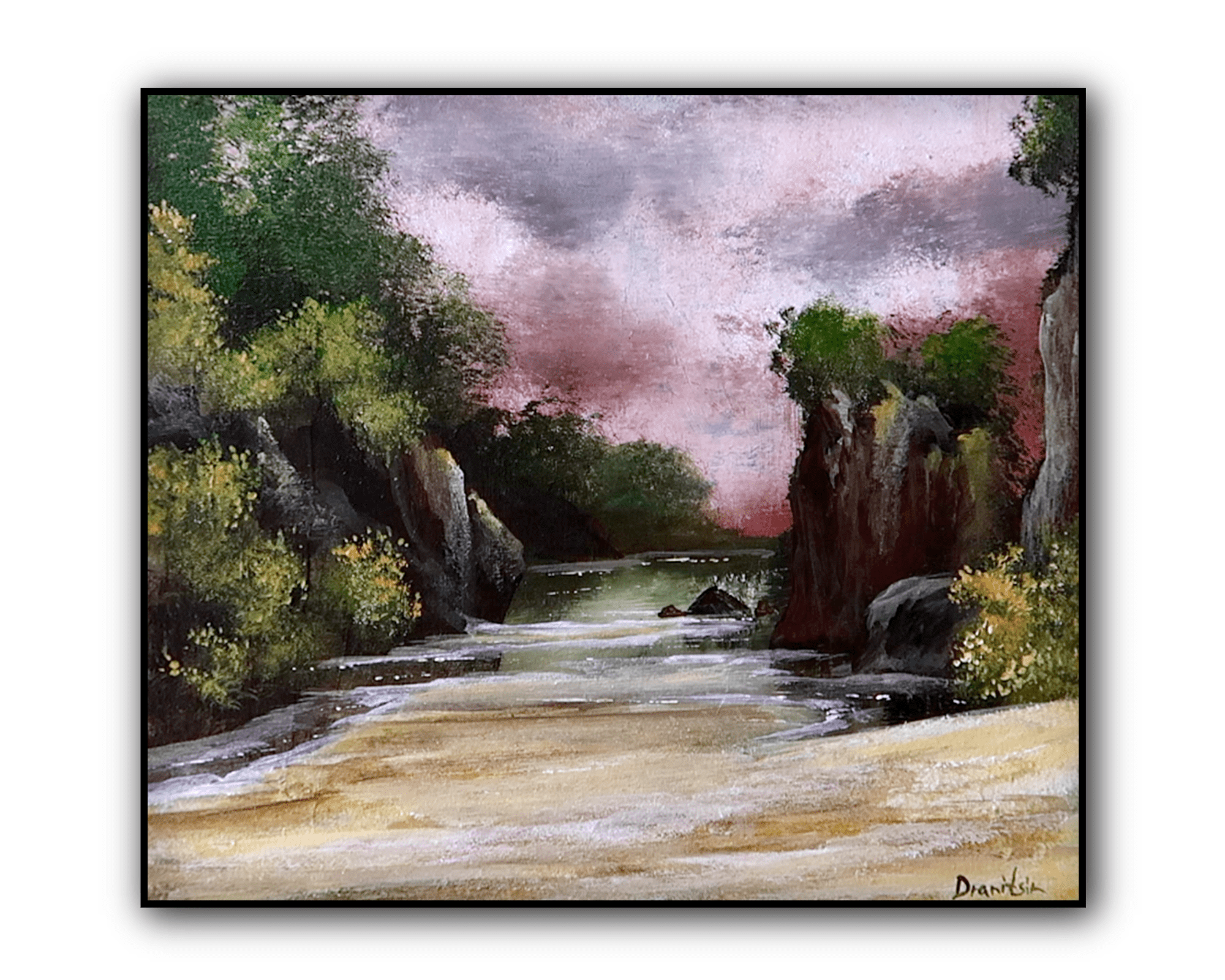 ocean beach rocky cliffs 1