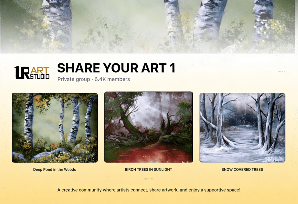 SHARE YOUR ART URARTSTUDIO ART GROUP 1