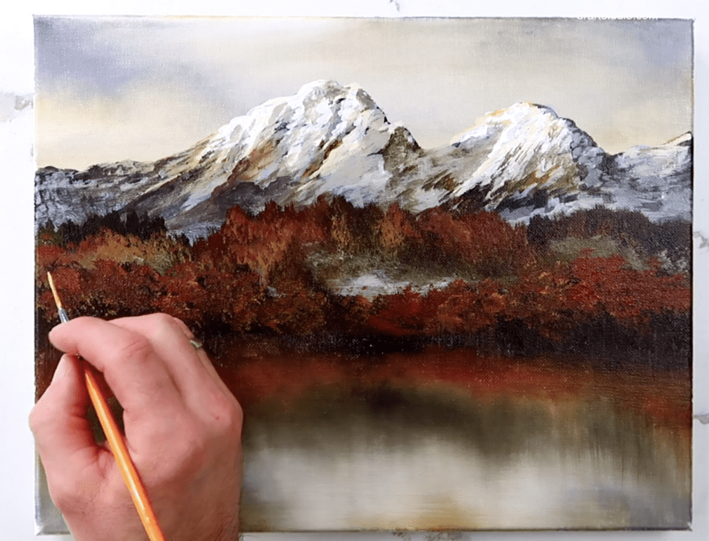 Majestic Mountains | Landscape Painting | Easy for Beginners