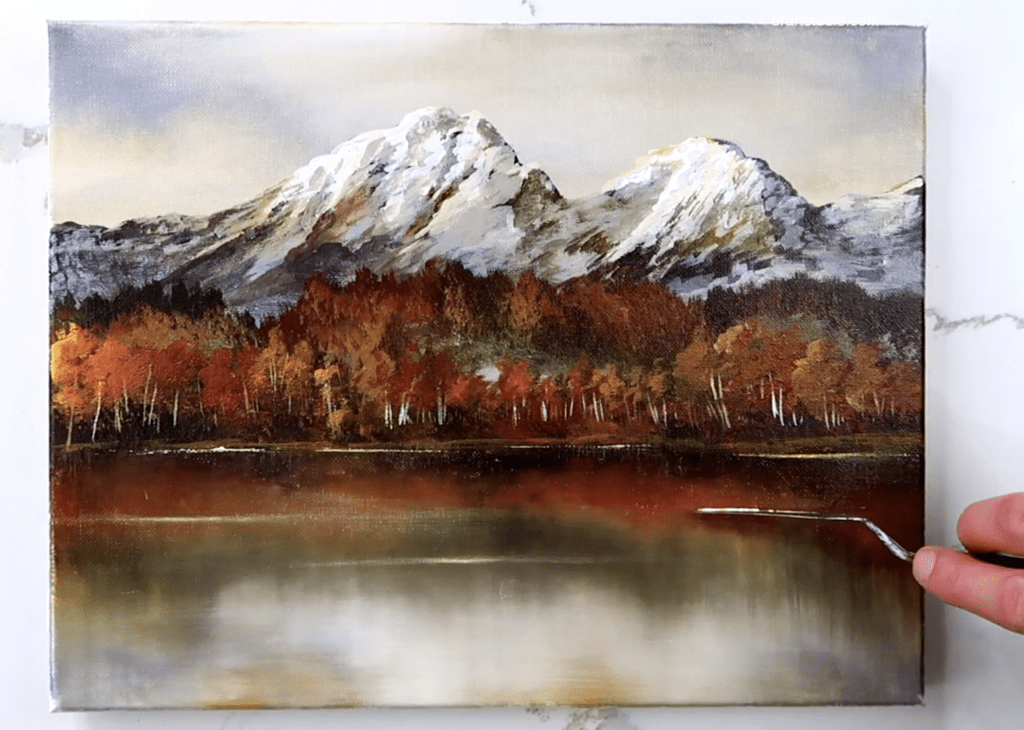 Majestic Mountains | Landscape Painting | Easy for Beginners